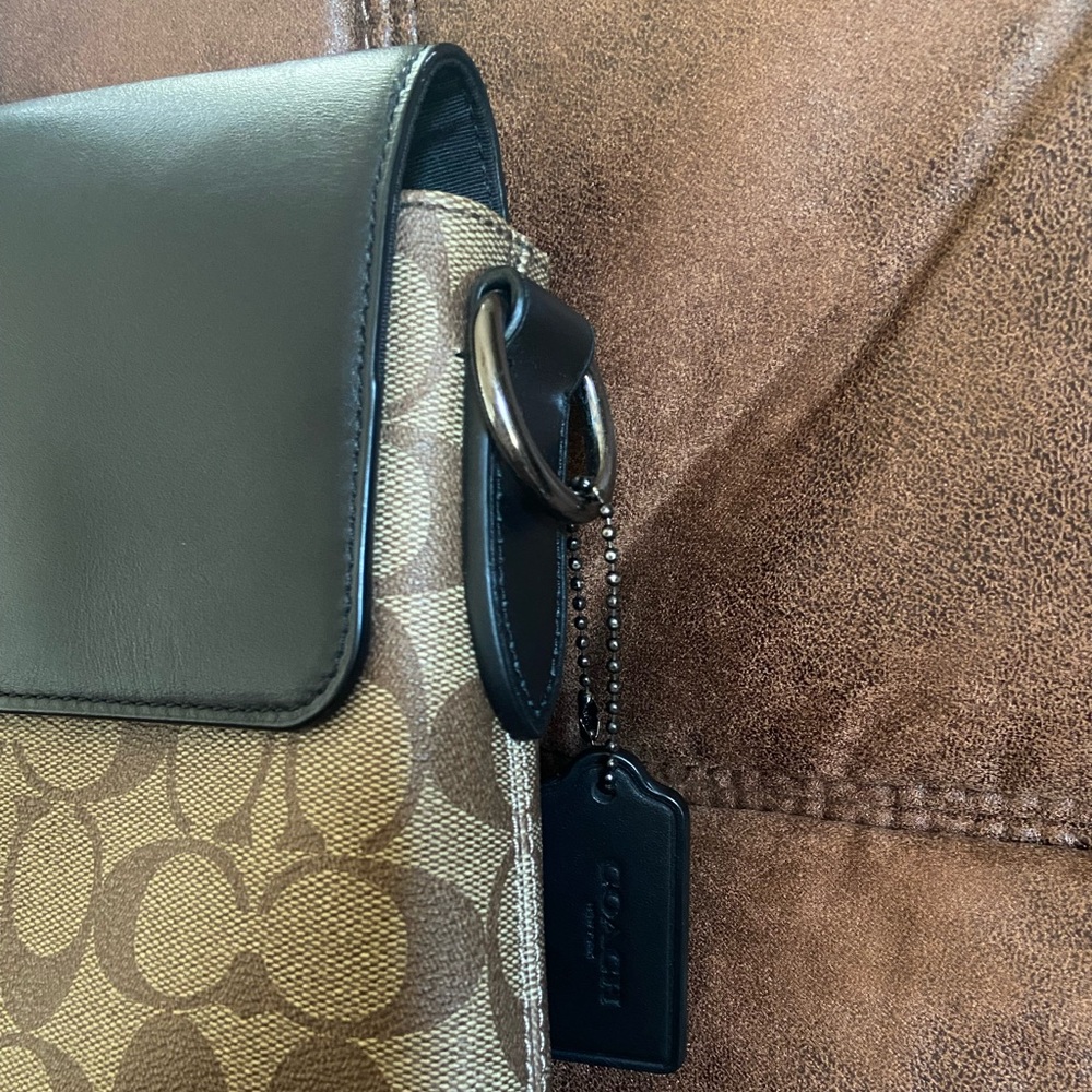 Coach tan brief in signature canvas - Picture 4 of 9